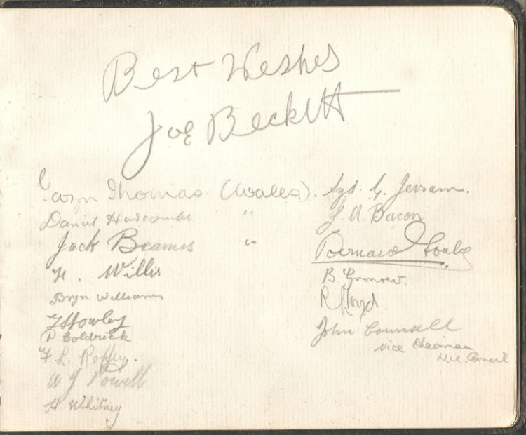 Autographs 1910