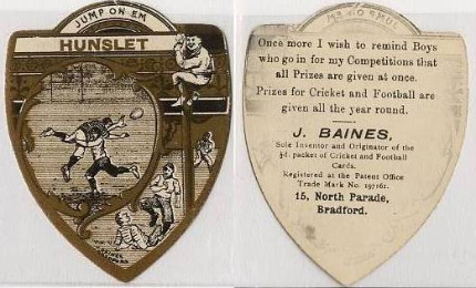 Baines Card - Hunslet
