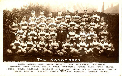 First Kangaroos 1909