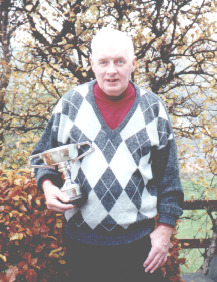Denis McGrail with Golf Trophy