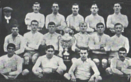 Leeds Team 1910
with Northern Union Cup