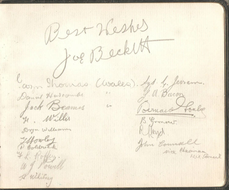 Welsh Autographs