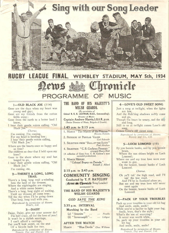 Programme of Music