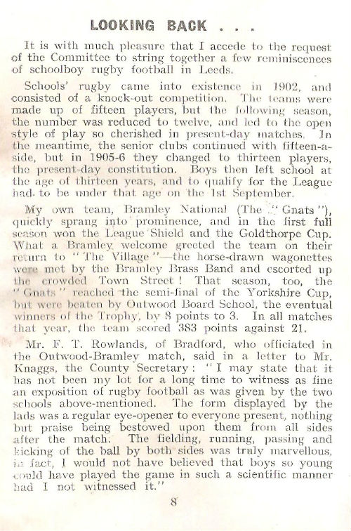 Goldthorpe Cup 1952-53 article