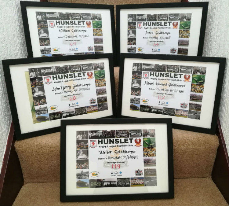 Hunslet Heritage Certificates