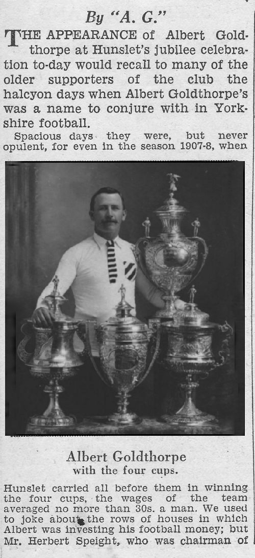Hunslet Jubilee article